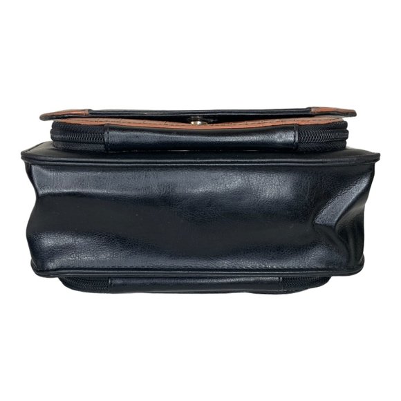 Belle Rose Leather Vintage Mini-Briefcase Handbag - Picture 7 of 13